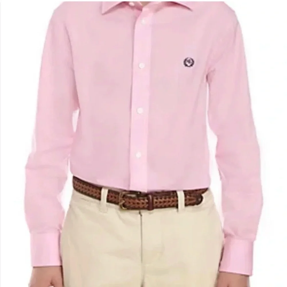 Ralph Lauren kids size 10 long sleeve,‎ Oxford, preppy button down shirt (New)